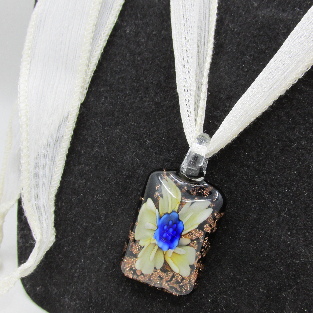 Murano Glass Floral Necklace